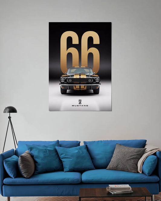 1966 Ford Mustang Black & Gold Classic