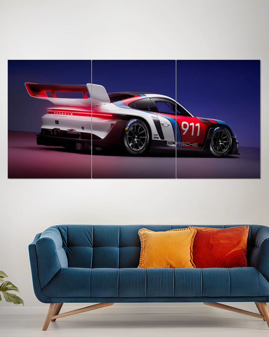 Porsche 911 GT3 R Rennsport Racing Wall