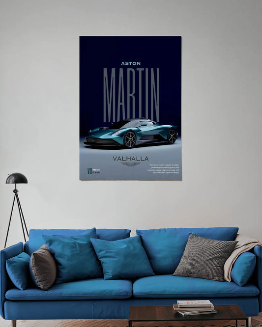 Aston Martin Valhalla Wall Poster