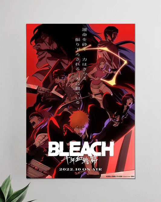 Bleach Thousand-Year Blood War Ichigo Kurosaki Wall Poster | TYBW Anime Wall Art