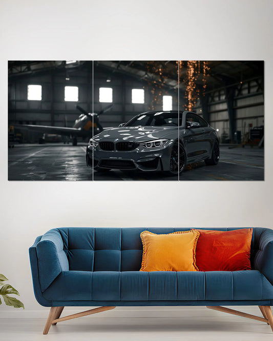 BMW M4 M Sport Split Wall Poster