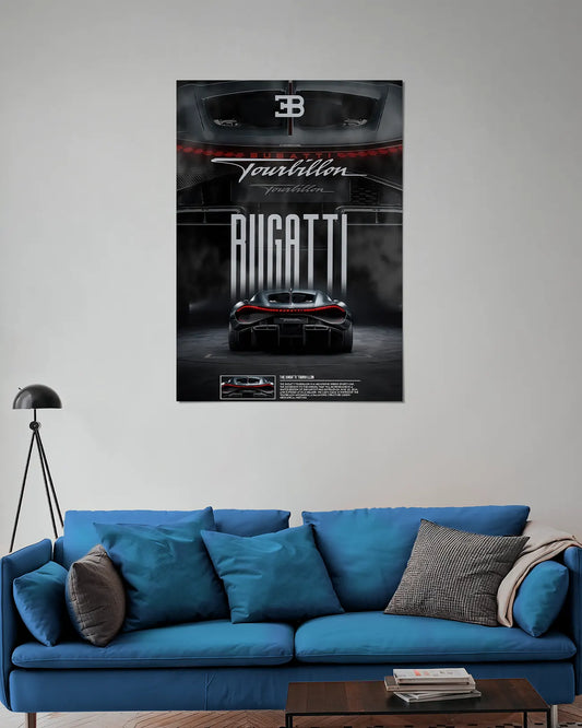 Bugatti Tourbillon Wall Poster | Luxury