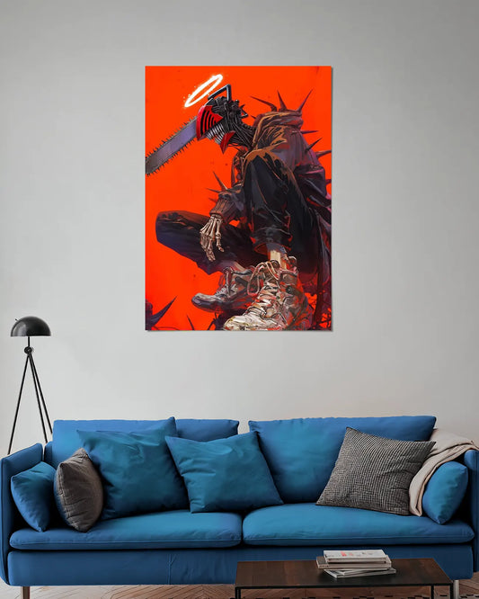 Denji Chainsaw Man Wall Poster