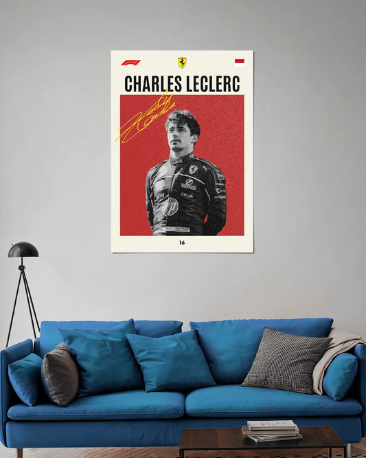 Charles Leclerc Ferrari F1 #16 Wall