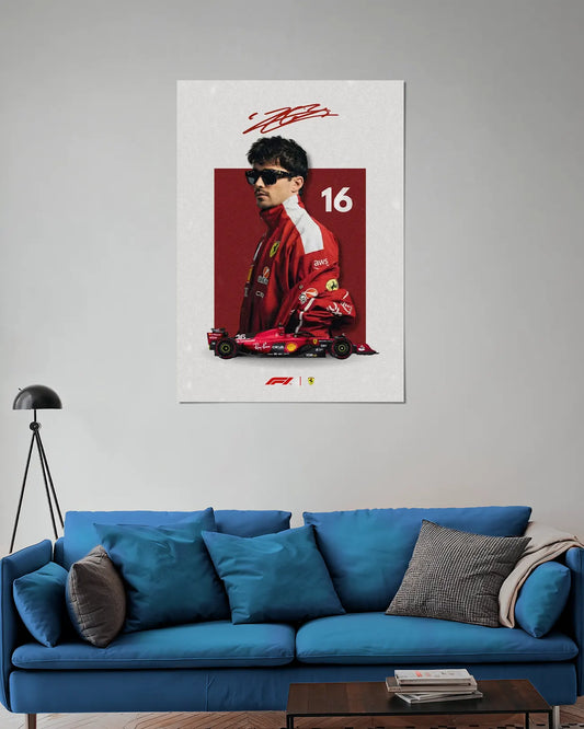Charles Leclerc Ferrari F1 #16 Racing