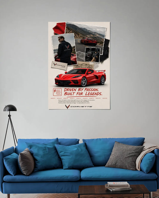 Chevrolet Corvette Red Sports Car