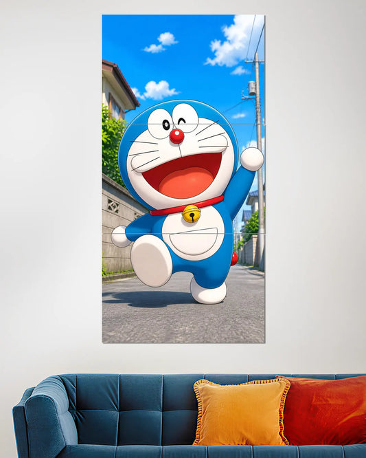 Doraemon Happy Adventure Split Wall