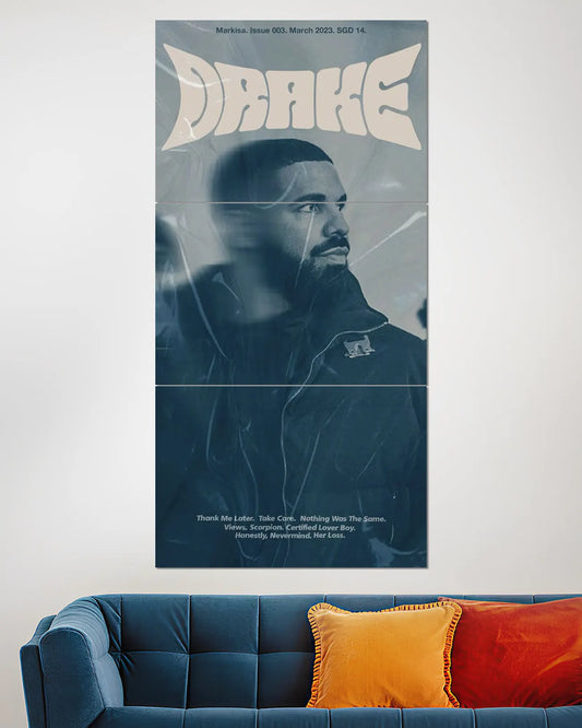 Drake Thank Me Later Split Poster - Posteraa