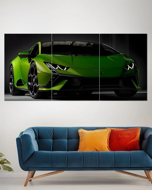 Lamborghini Huracan Split Wall Poster
