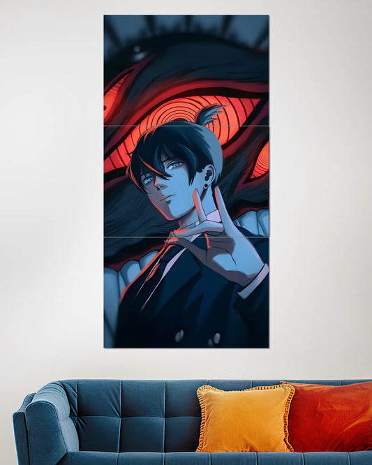 Aki Hayakawa Red Eye Chainsaw Man Anime