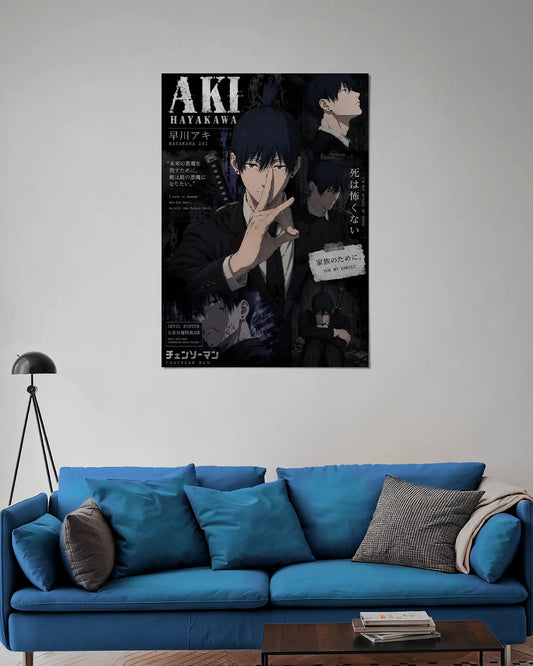 Aki Hayakawa Chainsaw Man Wall Poster