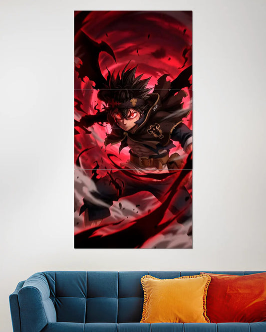 Asta Split Wall Poster | Black Clover