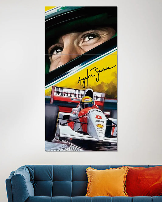 Ayrton Senna McLaren Racing Split Wall