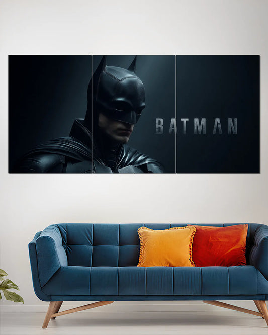 Batman Split Wall Poster | Dark Knight DC Comics Superhero Wall Art
