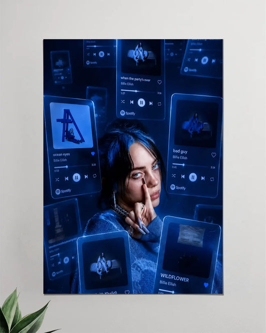Billie Eilish Wall Poster | Bad Guy &