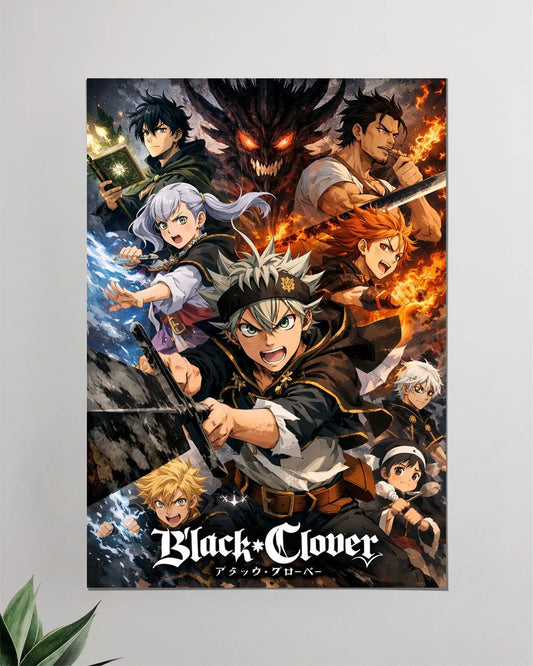 Black Clover Wall Poster | Asta & Magic