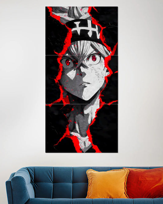 Asta Split Wall Poster | Black Clover