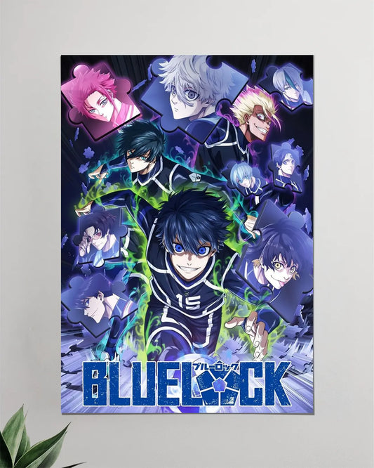 Blue Lock Main Characters Soccer Wall