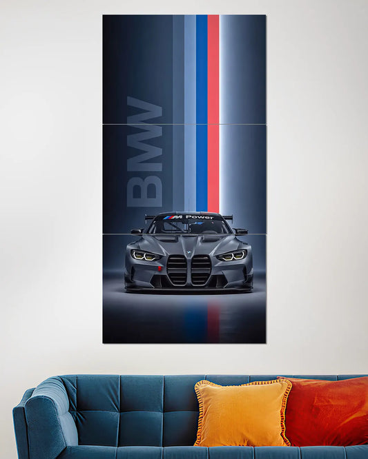 BMW M Power Split Wall Poster | BMW