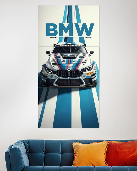 BMW M4 GT3 Split Wall Poster | BMW