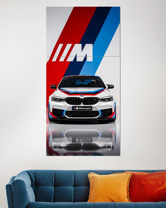 BMW M Motorsport Split Wall Poster