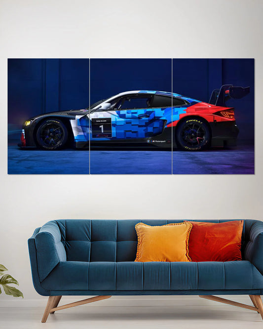 BMW M4 GT3 Track Racing Split Wall