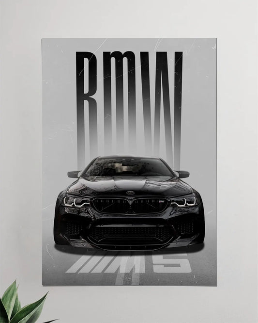 BMW M5 Luxury Performance Car Wall