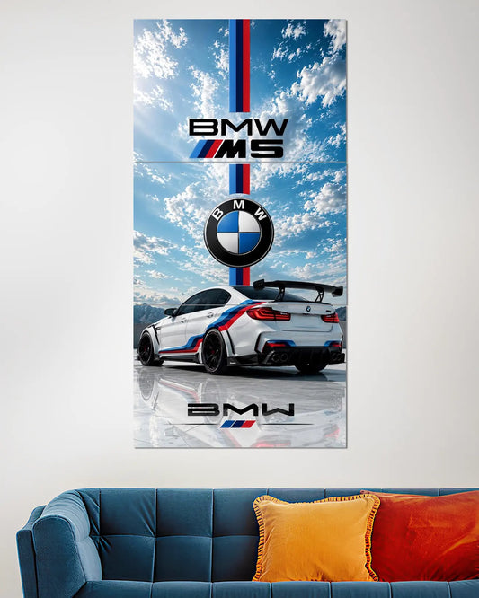 BMW M5 Split Wall Poster | BMW M