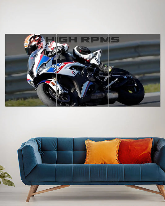 BMW S 1000 RR High RPMs Split Wall