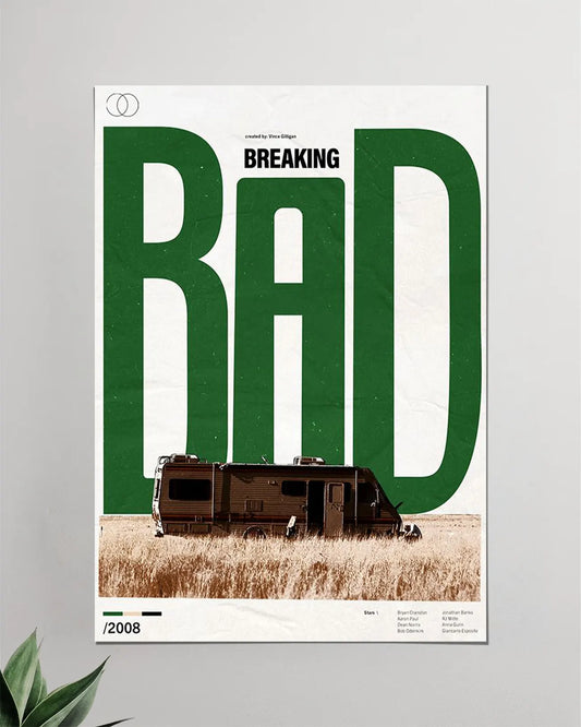 Breaking Bad RV Wall Poster | Walter White Heisenberg Wall Art