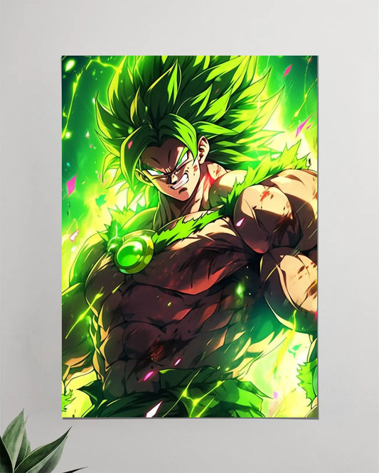 Broly Dragon Ball Super Wall Poster | Anime Wall Art