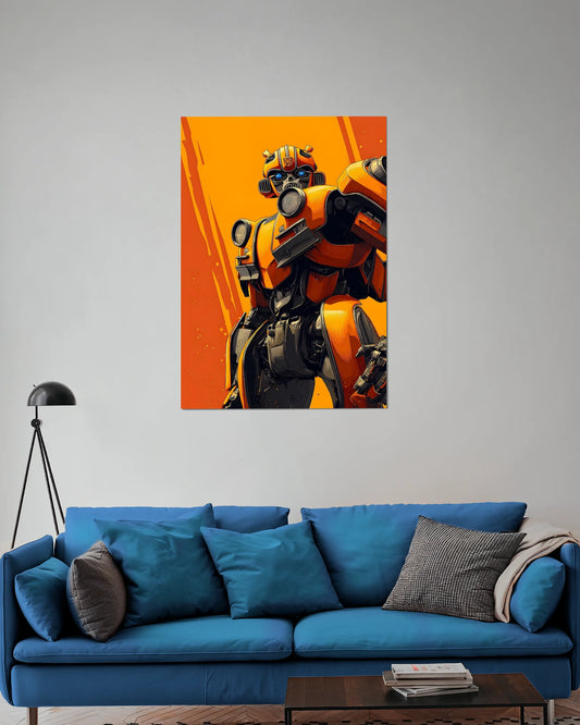 Bumblebee Transformers Poster | Autobot Robot Wall Art