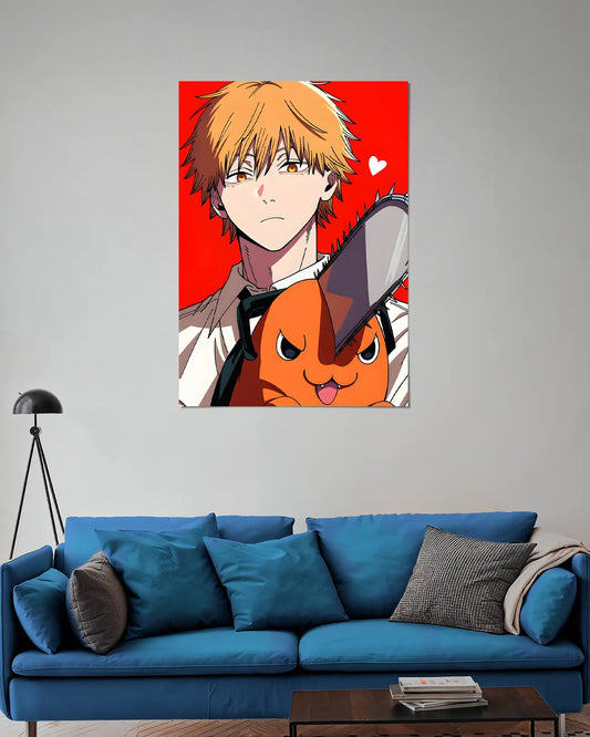 Denji & Pochita Chainsaw Man Anime