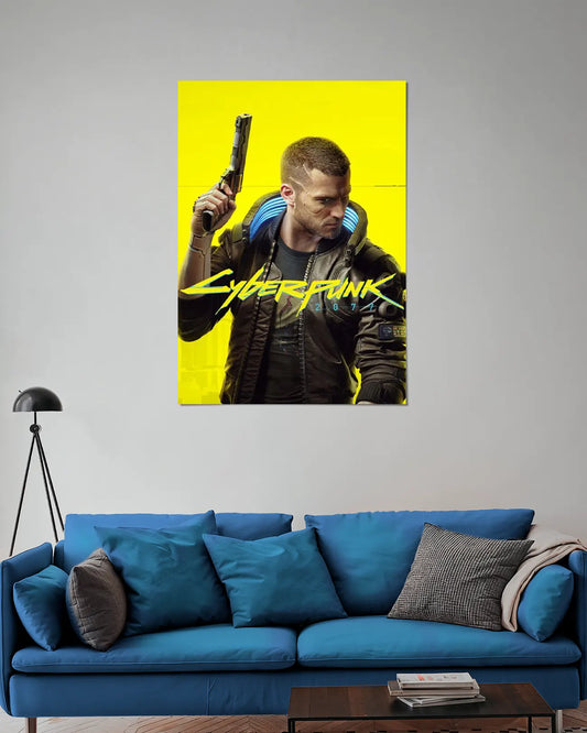 Cyberpunk 2077 V Wall Poster | Gaming Wall Art