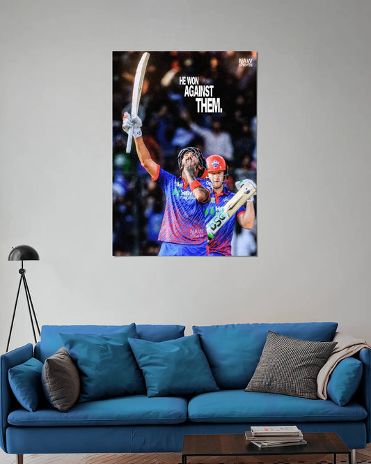 Delhi Capitals IPL Team Wall Poster