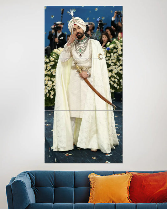 Diljit Dosanjh White Turban Met Gala