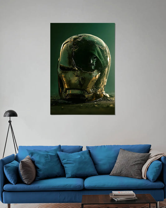 Doctor Doom Broken Metal Mask Wall