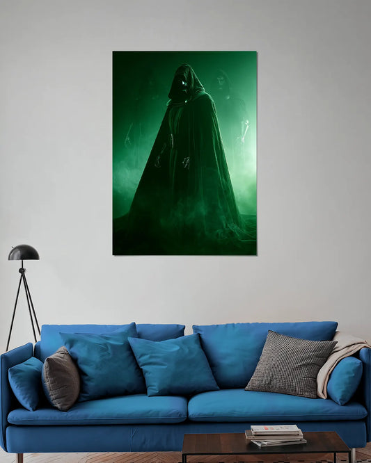 Doctor Doom Green Cloak Wall Poster