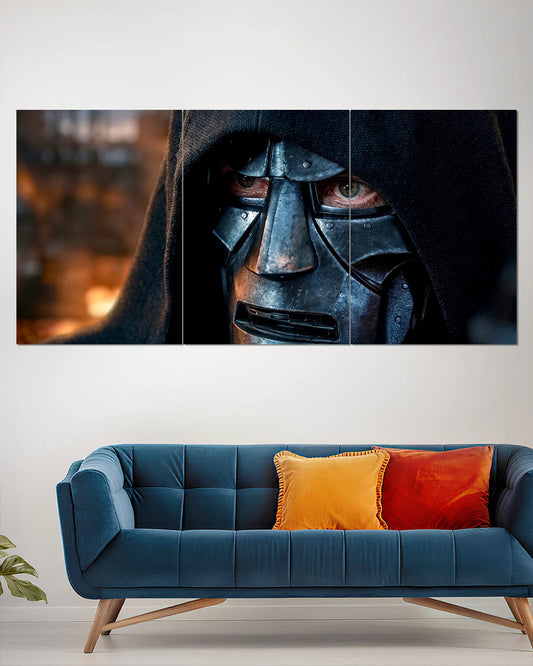 Doctor Doom Metal Mask Split Wall