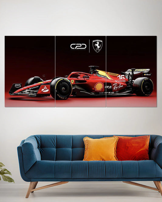 Ferrari SF-25 F1 Split Wall Poster – F1