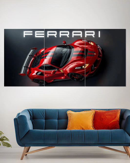 Ferrari SF90 XX Stradale Red Split Wall