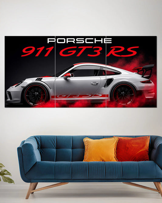 Porsche 911 GT3 RS Racing Split Wall