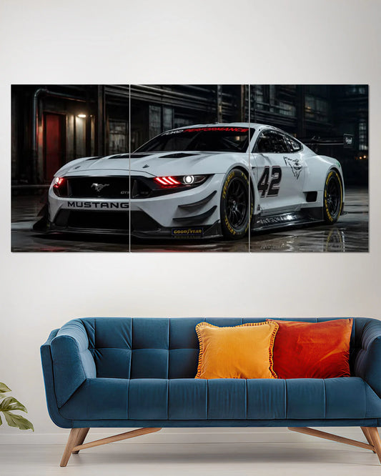 Ford Mustang GT3 Racing Split Wall
