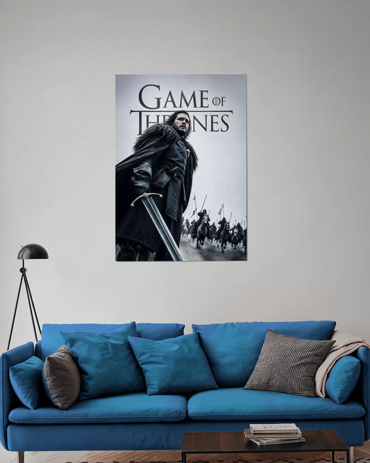 Game of Thrones Jon Snow Poster | GOT Wall Art