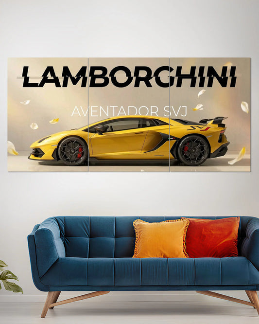 Lamborghini Aventador SVJ Yellow