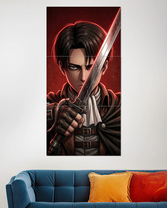 Levi Ackerman Sword Attack on Titan