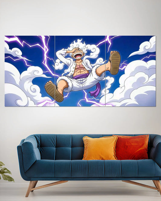 Luffy Split Wall Poster | One Piece