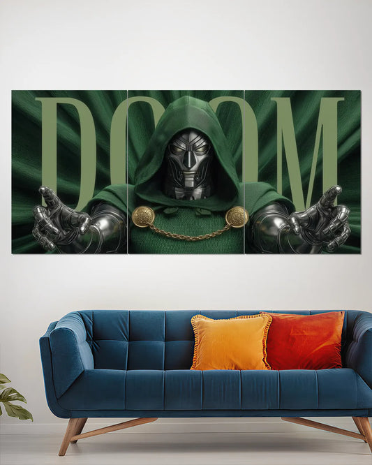 Doctor Doom Marvel Green Hood Split