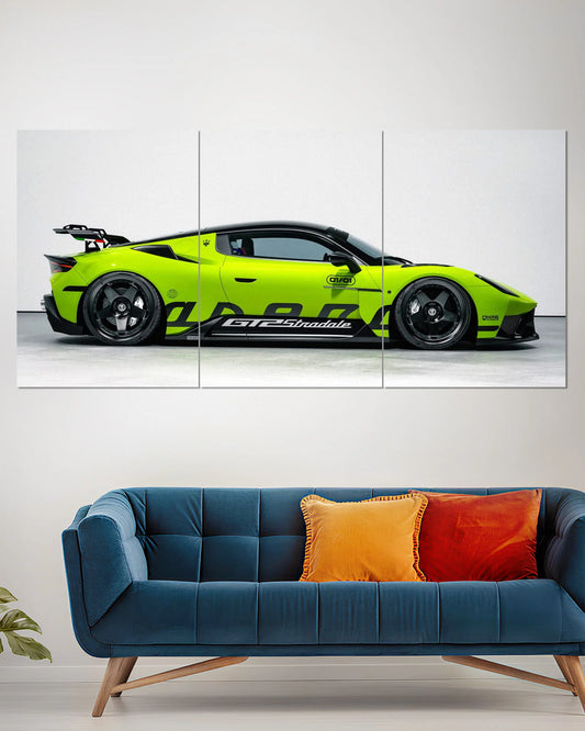 Maserati MC20 GT2 Stradale Green Split
