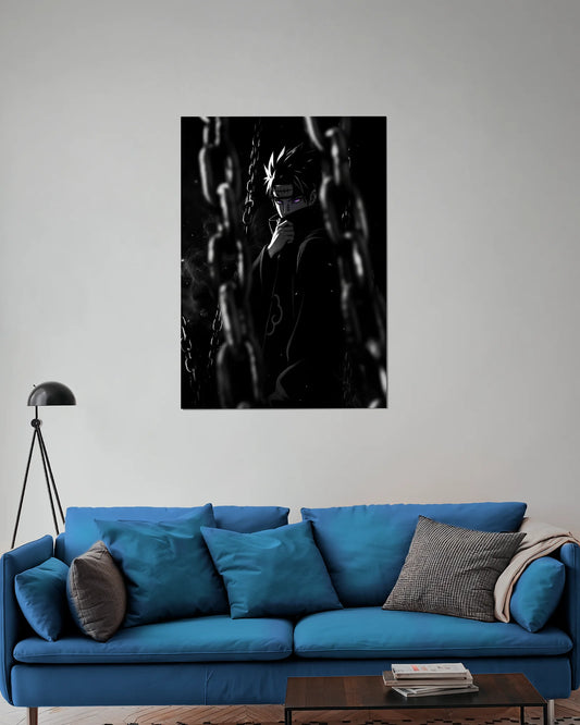 Pain Akatsuki Dark Aura Poster | Naruto Anime Wall Art
